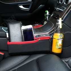 Multifunction PU Leather Car Seat Storage Box Gap Storage Box Mobile Phone Water Cup Holder Multifunction PU Leather Car Seat Storage Box Gap Storage Box Mobile Phone Water Cup Holder