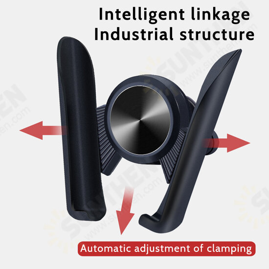 Multifunctional 360° Rotation Gravity Linkage Car Air Vent/ Dashboard Mobile Phone Holder Stand Bracket for 4.5-6.2 inch Devices Multifunctional 360° Rotation Gravity Linkage Car Air Vent/ Dashboard Mobile Phone Holder Stand Bracket for 4.5-6.2 inch Devices