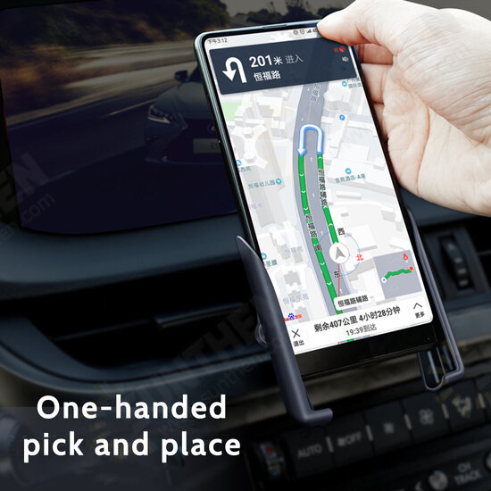 Multifunctional 360° Rotation Gravity Linkage Car Air Vent/ Dashboard Mobile Phone Holder Stand Bracket for 4.5-6.2 inch Devices Multifunctional 360° Rotation Gravity Linkage Car Air Vent/ Dashboard Mobile Phone Holder Stand Bracket for 4.5-6.2 inch Devices