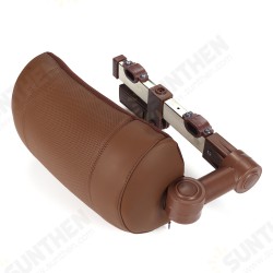 Multifunctional Foldable Travel Car Main Driving Seat PU Leather Memory Foam U-Shaped Headrest Pillow with Car Phone Holder Bracket Multifunctional Foldable Travel Car Main Driving Seat PU Leather Memory Foam U-Shaped Headrest Pillow with Car Phone Holder Bracket