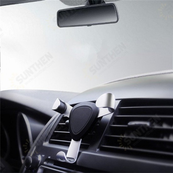 Novel Triangle Fixator Car Air Vent Holder Gravity Linkage Phone Bracket for iPhone Samsung Novel Triangle Fixator Car Air Vent Holder Gravity Linkage Phone Bracket for iPhone Samsung