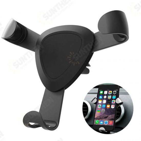 Novel Triangle Fixator Car Air Vent Holder Gravity Linkage Phone Bracket for iPhone Samsung Novel Triangle Fixator Car Air Vent Holder Gravity Linkage Phone Bracket for iPhone Samsung