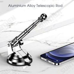 Gravity Linkage with Aluminum Alloy Telescopic Rod Car Dashboard Windshield Suction Cup Mount Holder for 4-7.2 inch Phones Gravity Linkage with Aluminum Alloy Telescopic Rod Car Dashboard Windshield Suction Cup Mount Holder for 4-7.2 inch Phones