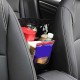PU Leather Back Seat Organizer Drink Holder Phone Food Hanging Storage Bag