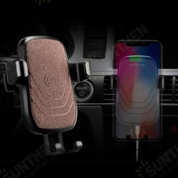 Wireless Car Charger Gravity Auto Lock Anti-skip Air Vent Phone Holder Stand for Samsung iPhone X Wireless Car Charger Gravity Auto Lock Anti-skip Air Vent Phone Holder Stand for Samsung iPhone X