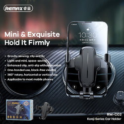 RM-C02 Gravity Car Holder 360° Rotary Car Phone Bracket For iPhone 13 Pro Max 13 Mini For Samsung Galaxy Z Fllp3 5G For Xiaomi Mi 12 RM-C02 Gravity Car Holder 360° Rotary Car Phone Bracket For iPhone 13 Pro Max 13 Mini For Samsung Galaxy Z Fllp3 5G For Xiaomi Mi 12