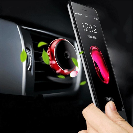 Aroma Perfume Strong Magnetic Car Air Vent Holder Mount for iPhone Xiaomi Mobile Phone