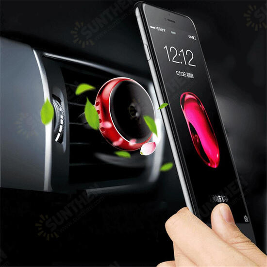 Aroma Perfume Strong Magnetic Car Air Vent Holder Mount for iPhone Xiaomi Mobile Phone