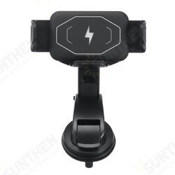 S15 15W Qi Fast Wireless Car Charger Dashboard Mount Smart Sensor Automatic Clamping Phone Holder Bracket S15 15W Qi Fast Wireless Car Charger Dashboard Mount Smart Sensor Automatic Clamping Phone Holder Bracket