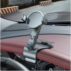Universal Multifunctional 1200° Rotation Car AR GPS Navigation Dashboard Sunvisor Mobile Phone Holder Bracket with Parking Number for 3-6.5 inch Universal Multifunctional 1200° Rotation Car AR GPS Navigation Dashboard Sunvisor Mobile Phone Holder Bracket with Parking Number for 3-6.5 inch