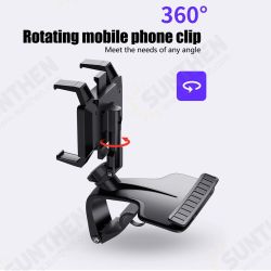 Universal Multifunctional 360°Rotation Car GPS Navigation Dashboard Sunvisor Mobile Phone Holder Bracket with Parking Number for Devices 3-7inch Universal Multifunctional 360°Rotation Car GPS Navigation Dashboard Sunvisor Mobile Phone Holder Bracket with Parking Number for Devices 3-7inch