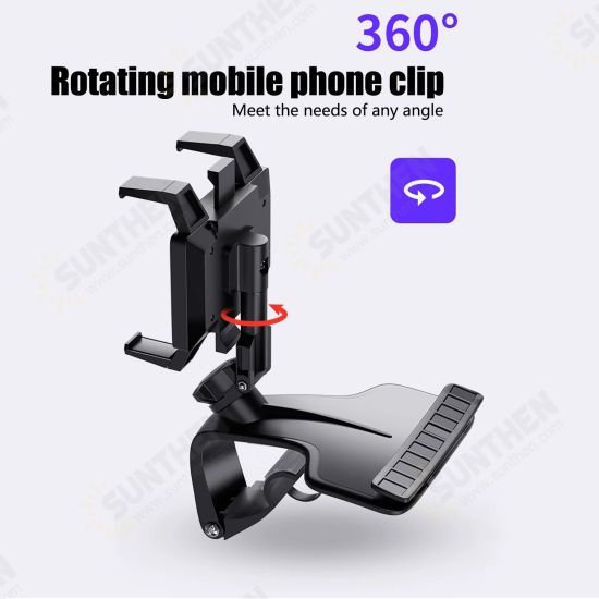Universal Multifunctional 360°Rotation Car GPS Navigation Dashboard Sunvisor Mobile Phone Holder Bracket with Parking Number for Devices 3-7inch Universal Multifunctional 360°Rotation Car GPS Navigation Dashboard Sunvisor Mobile Phone Holder Bracket with Parking Number for Devices 3-7inch