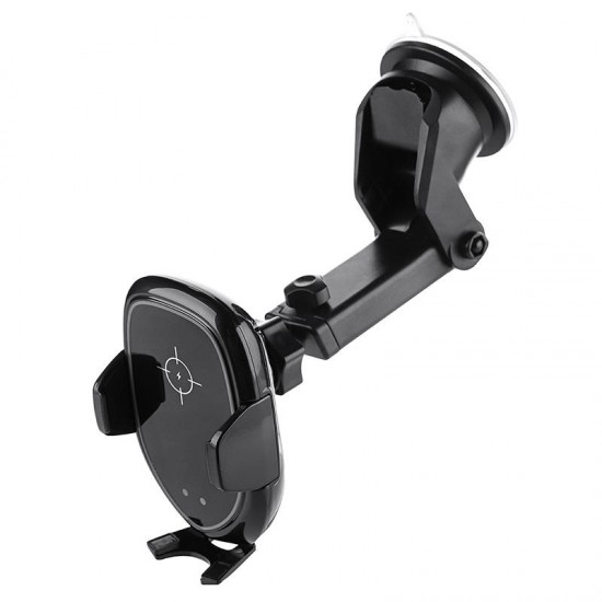 Universal 10W 7.5W 5W Smart Qi Wireless Fast Charge Auto Lock Car Mount Holder for Samsung Mobile Phone