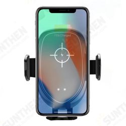 Universal 10W 7.5W 5W Smart Qi Wireless Fast Charge Auto Lock Car Mount Holder for Samsung Mobile Phone Universal 10W 7.5W 5W Smart Qi Wireless Fast Charge Auto Lock Car Mount Holder for Samsung Mobile Phone