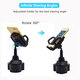 Universal 360 Rotation Car Phone Mount Gooseneck Cup Holder for 5-9.5cm Width Cell Phone for iPhone 12 Poco X3 NFC