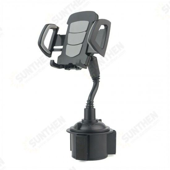 Universal 360° Adjustable Car Mount Gooseneck Cup Car Phone Holder Cradle For Cell Phone