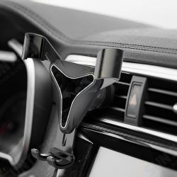 Universal Gravity Automatical Lock Multi-angle Rotation Car Mount Air Vent Holder for Mobile Phone Universal Gravity Automatical Lock Multi-angle Rotation Car Mount Air Vent Holder for Mobile Phone