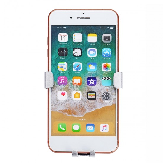Universal Gravity Linkage Automatical Lock Car Mount Air Vent Holder for Mobile Phone