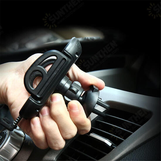 Universal Infrared Sensor Auto Lock Qi Wireless Charging Car Phone Holder for iPhone 8 XS S8 S9 Universal Infrared Sensor Auto Lock Qi Wireless Charging Car Phone Holder for iPhone 8 XS S8 S9