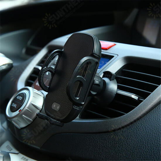 Universal Infrared Sensor Auto Lock Qi Wireless Charging Car Phone Holder for iPhone 8 XS S8 S9