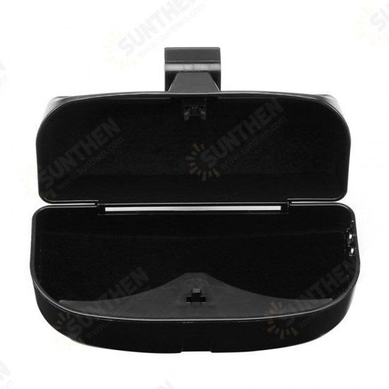 Universal Large Capacity Sun Visor Accessory Storage Box Card Slot Phone Holder for iPhone