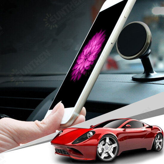 Universal Magnetic 360 Degree Rotation Car Air Vent Phone Holder Stand for Samsung iPhone X