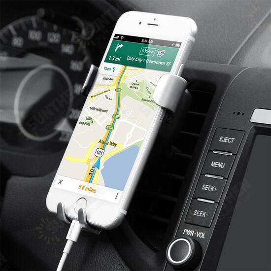 Universal Metal Gravity Linkage Auto Lock Car Holder for iPhone Xiaomi Mobile Phone Under 5.5 Inches