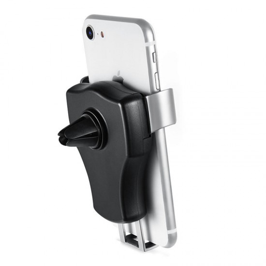 Universal Metal Gravity Linkage Auto Lock Car Holder for iPhone Xiaomi Mobile Phone Under 5.5 Inches