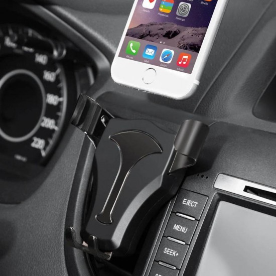 Universal Metal Gravity Linkage Auto Lock Car Holder for iPhone Xiaomi Mobile Phone Under 5.5 Inches