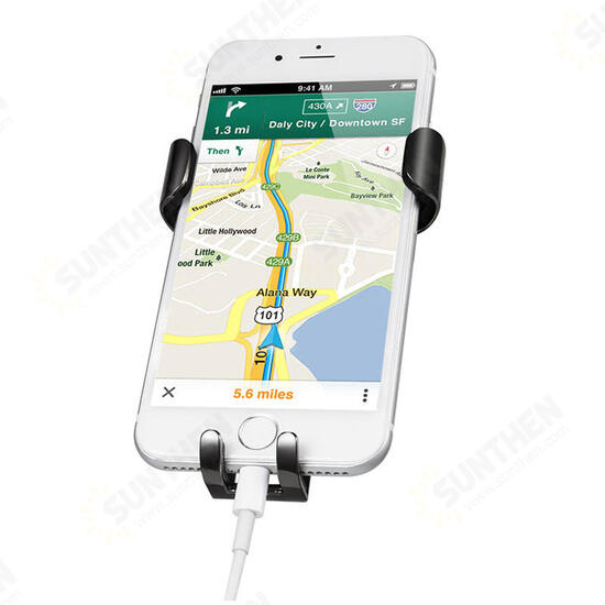 Universal Metal Gravity Linkage Auto Lock Car Holder for iPhone Xiaomi Mobile Phone Under 5.5 Inches