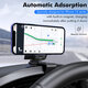 Universal Multifunctional 360° Rotation Car GPS Navigation Dashboard Sunvisor Mobile Phone Holder Bracket with Parking Number