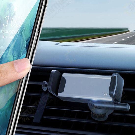 [Upgrade Version] L2 360° Rotation Low Noise Auto Lock Car Air Vent Mount Holder for 4.7-6.5 inch Mobile Phone for iPhone12/POCO F2 Pro/POCO X3 NFC