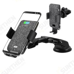 Voice Control 10W Qi Wireless Charger Infrared Sensor Automatic Lock Dashboard Air Vent Car Phone Holder For 4.0-6.5 Inch Smart Phone Voice Control 10W Qi Wireless Charger Infrared Sensor Automatic Lock Dashboard Air Vent Car Phone Holder For 4.0-6.5 Inch Smart Phone