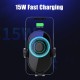 15W For MagSafe Charger Automatic Scan Clamping Car Air Vent Mobile Phone Mount Wireless Charger for iPhone 12