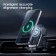 JR-ZS248 15W Qi Intelligent Accurate Alignment Charging Car Mount for Air Vent Mount/Dashboard Mount CD Slot Mount For iPhone for Samsung 4.5-6.7 Inch