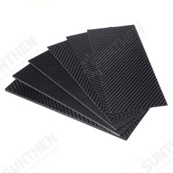 100x250x(0.5-5)mm Black Matte Twill Carbon Fiber Plate Sheet Board Weave Carbon Fiber Pannel Various Thickness 100x250x(0.5-5)mm Black Matte Twill Carbon Fiber Plate Sheet Board Weave Carbon Fiber Pannel Various Thickness