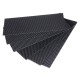 100x250x(0.5-5)mm Black Matte Twill Carbon Fiber Plate Sheet Board Weave Carbon Fiber Pannel Various Thickness