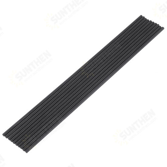 10Pcs/Set 200mm Round Carbon Fiber Rods Roll Bars Wrapped Matt Surface for RC Airplane DIY Tool