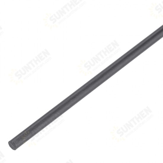 10Pcs/Set 200mm Round Carbon Fiber Rods Roll Bars Wrapped Matt Surface for RC Airplane DIY Tool