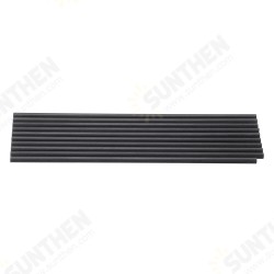 10Pcs/Set 200mm Round Carbon Fiber Tube Pure Carbon Hollow Pipe Roll Wrapped Matt Surface for RC Airplane DIY Tool 10Pcs/Set 200mm Round Carbon Fiber Tube Pure Carbon Hollow Pipe Roll Wrapped Matt Surface for RC Airplane DIY Tool