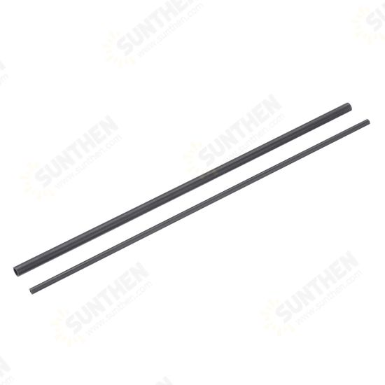 10Pcs/Set 200mm Round Carbon Fiber Tube Pure Carbon Hollow Pipe Roll Wrapped Matt Surface for RC Airplane DIY Tool