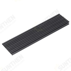 10Pcs/Set 200mm Round Carbon Fiber Tube Pure Carbon Hollow Pipe Roll Wrapped Matt Surface for RC Airplane DIY Tool 10Pcs/Set 200mm Round Carbon Fiber Tube Pure Carbon Hollow Pipe Roll Wrapped Matt Surface for RC Airplane DIY Tool