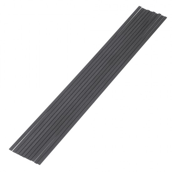 10Pcs/Set 200mm Square Carbon Fiber Rods Strips Carbon Fiber Square Bars Matt Surface for RC Airplane DIY Tool