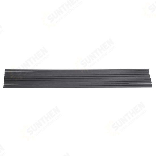 10Pcs/Set 200mm Square Carbon Fiber Rods Strips Carbon Fiber Square Bars Matt Surface for RC Airplane DIY Tool