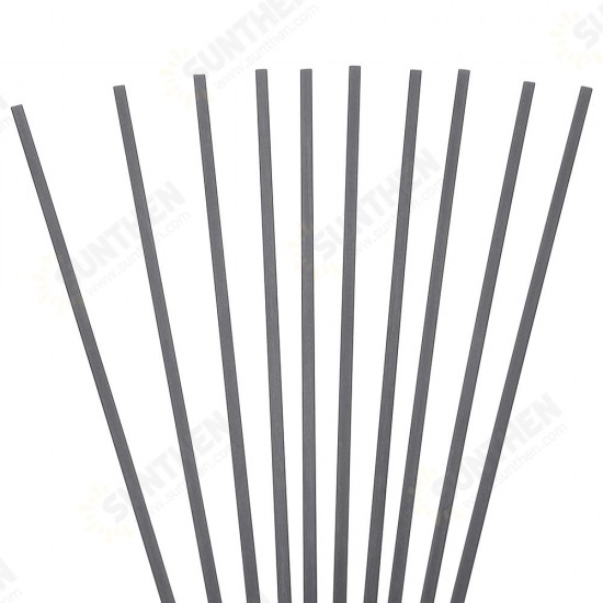 10Pcs/Set 200mm Square Carbon Fiber Rods Strips Carbon Fiber Square Bars Matt Surface for RC Airplane DIY Tool