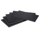 125x75x(0.5-5)mm Black Matte Twill Carbon Fiber Plate Sheet Board Weave Carbon Fiber Pannel Various Thickness