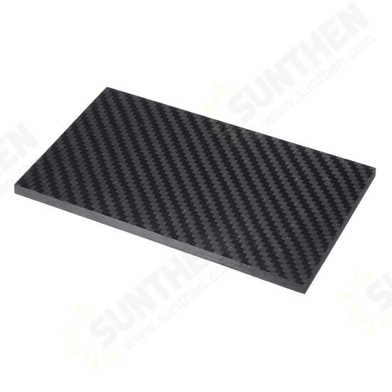 125x75x(0.5-5)mm Black Matte Twill Carbon Fiber Plate Sheet Board Weave Carbon Fiber Pannel Various Thickness