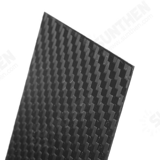 125x75x(0.5-5)mm Black Matte Twill Carbon Fiber Plate Sheet Board Weave Carbon Fiber Pannel Various Thickness