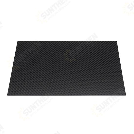 200X250mm 3K Carbon Fiber Board Carbon Fiber Plate Plain Weave Matte Panel Sheet 0.5-5mm Thickness