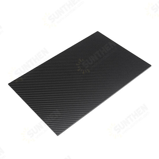 200X250mm 3K Carbon Fiber Board Carbon Fiber Plate Plain Weave Matte Panel Sheet 0.5-5mm Thickness